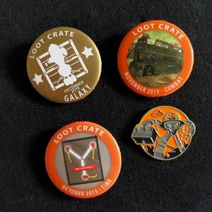 Loot Crate Pin Buttons